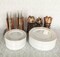 125 Piece Rose Gold Plastic Plates & Cutlery Set, Heavy Duty Disposable